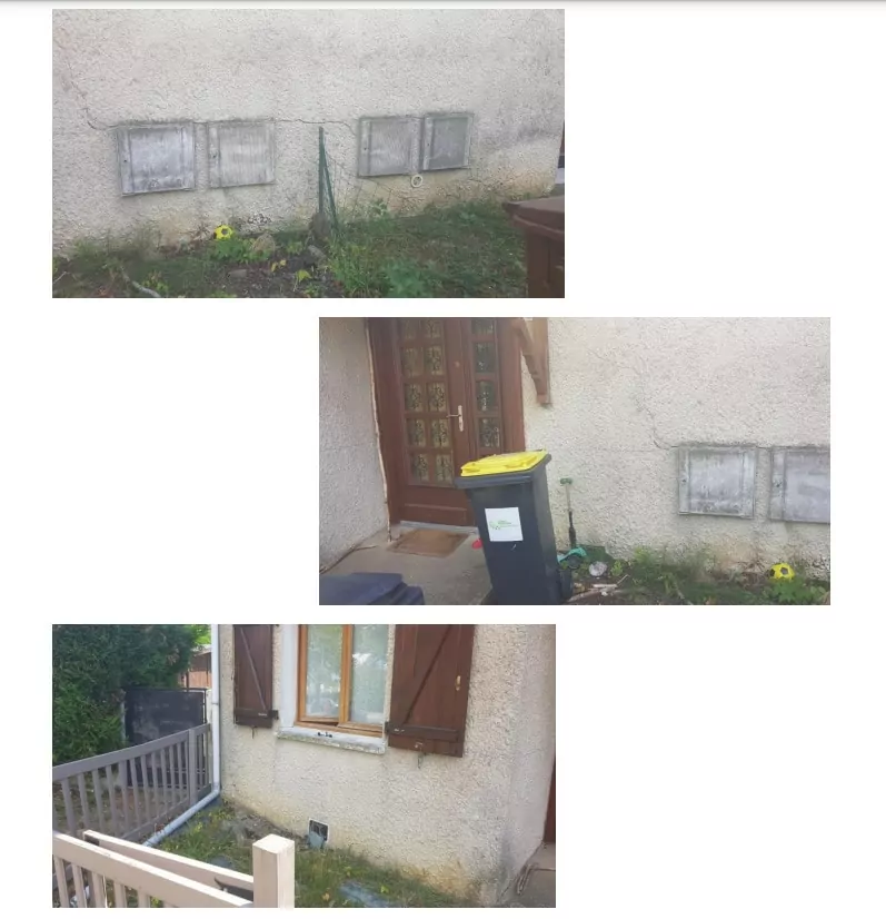 Un aperçu de l’ampleur des désordres dans une maison à Menucourt